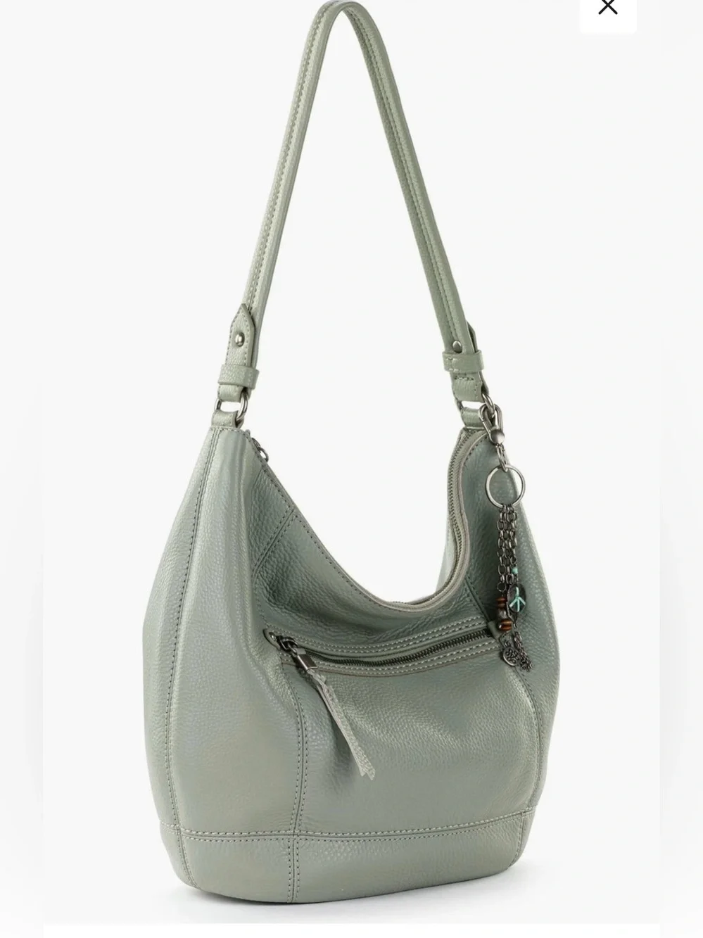 THE SAK Handbag Sequoia Hobo Leather Bag Meadow Light Green AUTHENTIC NEW